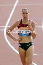 Laura Weightman (Morpeth) after finishing 4th in the 1500 metres at the Glasgow Diamond League. Photo: David T. Hewitson/Sports for All Pics